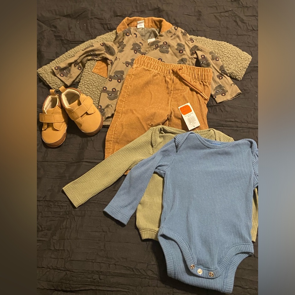 3-6 Months Old Navy Bundle with Boots